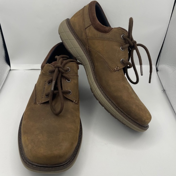 MERRELL Dark Earth lace-up comfort brown shoes men’s Size 8.5 main image 9